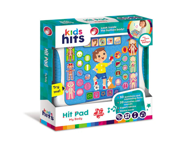 kids interactive body learning pad