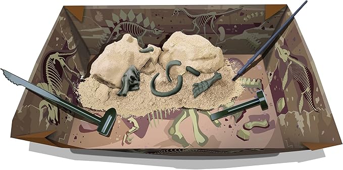 kids mammoth fossil digging kit