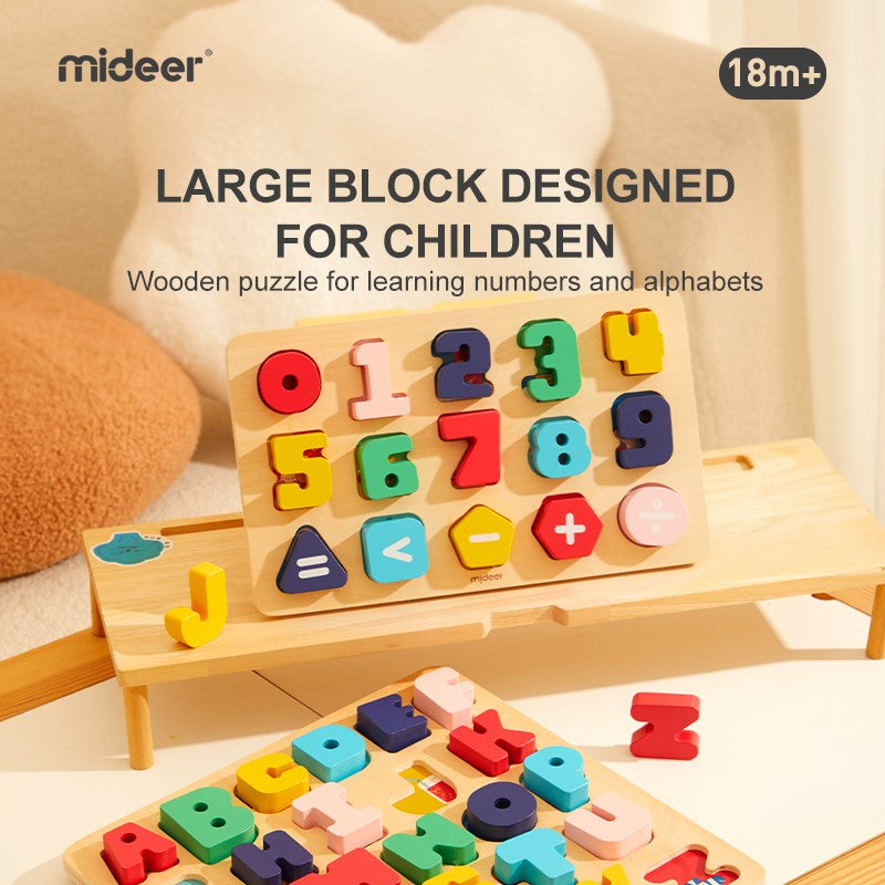 kids number puzzle board