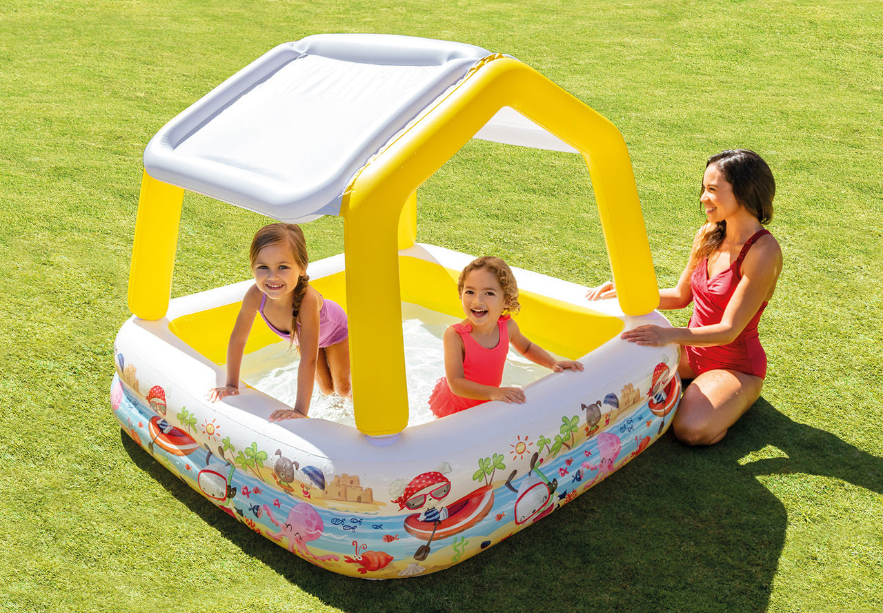 kids pool with canopy Intex