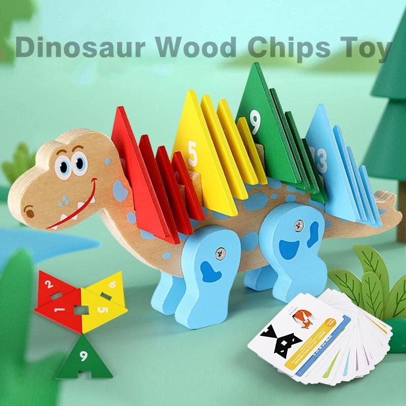 kids problem solving dinosaur puzzle