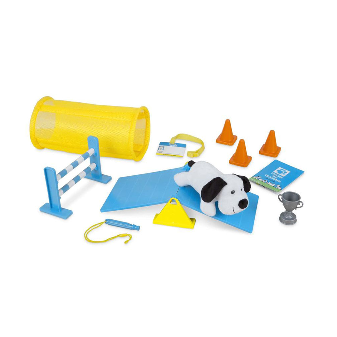 kids puppy school pretend play set
