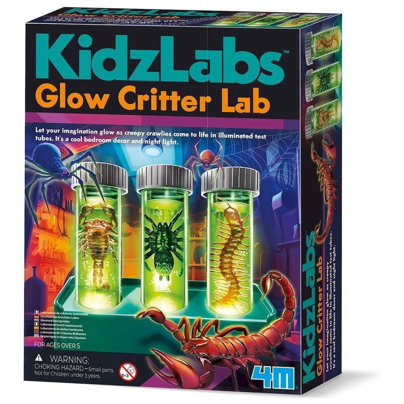 kids science glow critter kit