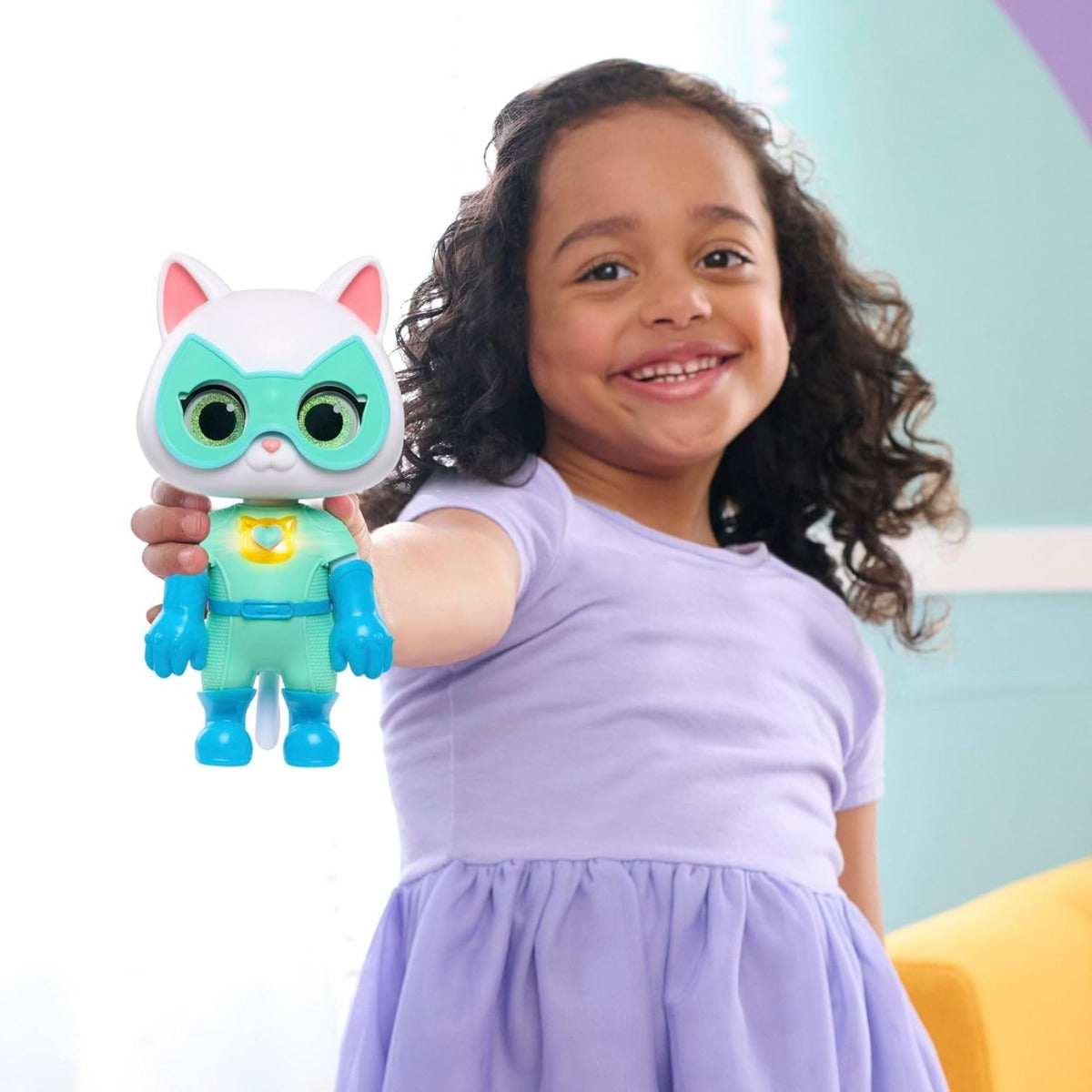kids transforming cat