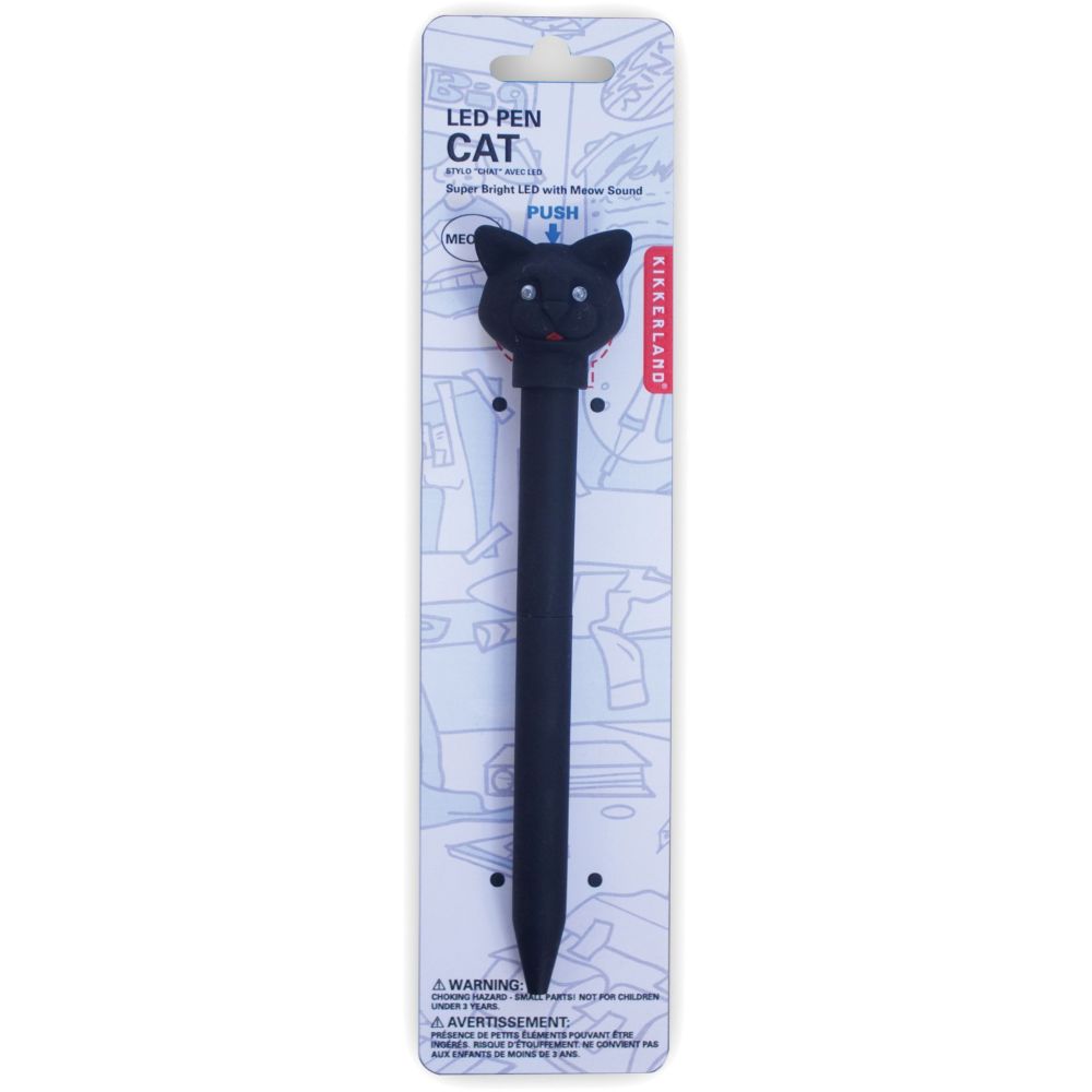 Buy Kikkerland Cat LED Pen in Tub | Yallatoys.com