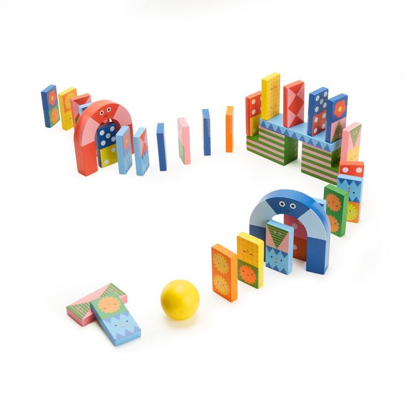 Buy Kikkerland Topple Twist Dominoes | Yallatoys.com