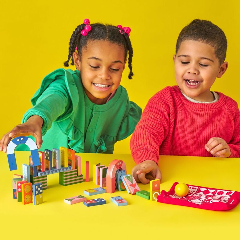 Buy Kikkerland Topple Twist Dominoes | Yallatoys.com