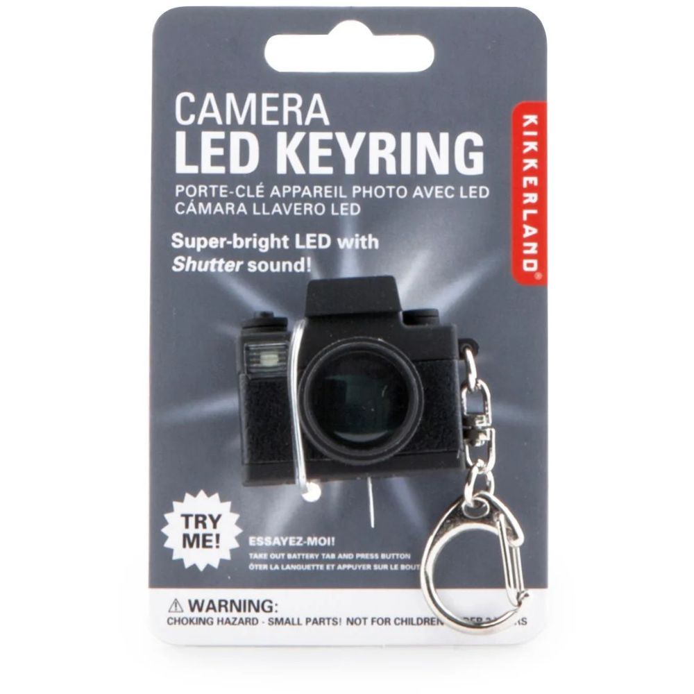 Buy Kikkerland Camera LED Keychain | Yallatoys.com