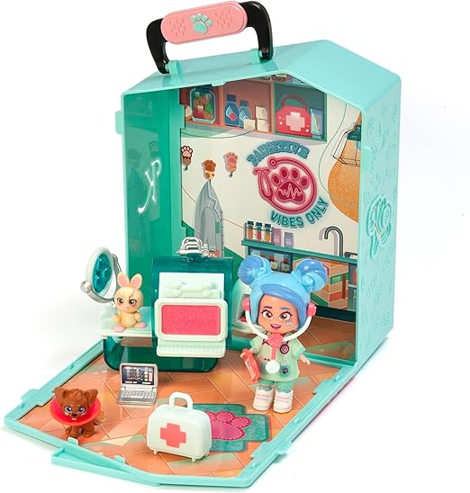 Buy Kookyloos Carlas Pop Up Pet Veterinary Clinic with Accessories | Yallatoys.com