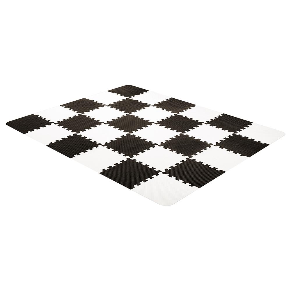 Kinderkraft Foam Mat Puzzle Black 30pcs Kinderkraft Yallatoys