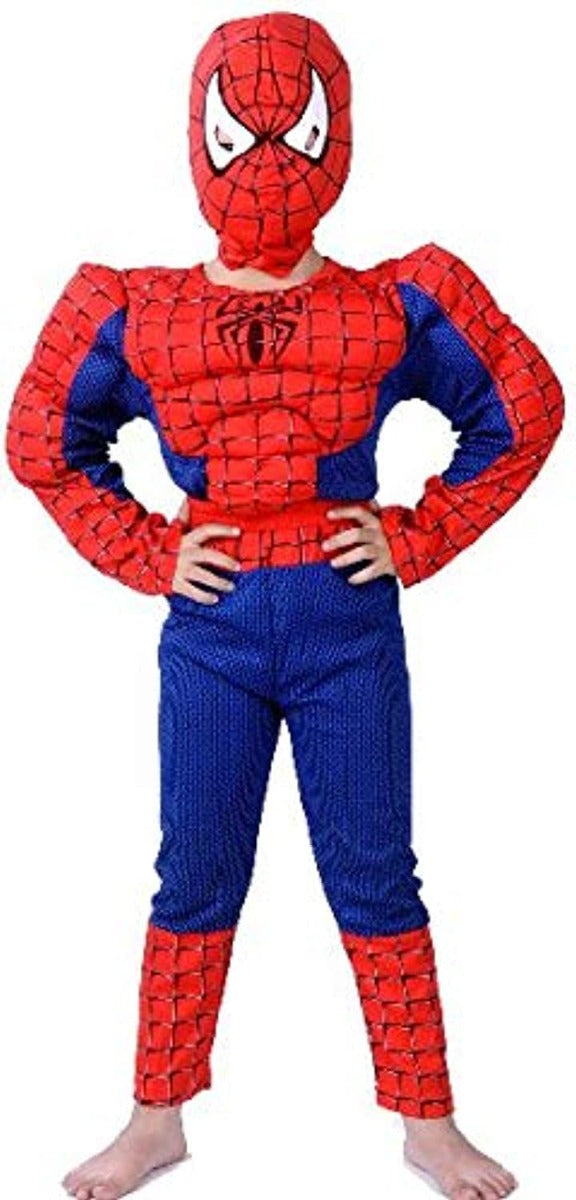 Spiderman Costume with Muscle Kids Costumes Yallatoys
