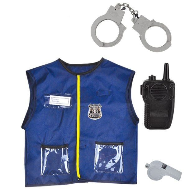 Buy Police Officer Kit 2 Kids Costume Free Size | Yallatoys.com
