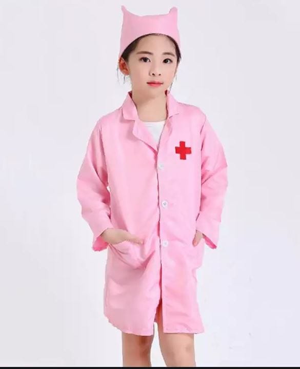 Nurse Kids Costume Pink