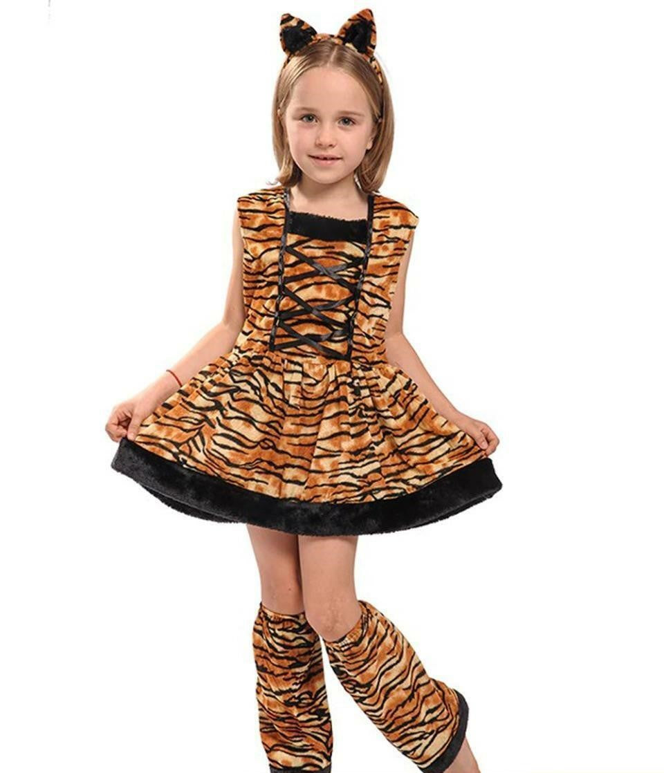 Tiger Girl Kids Costume Kids Costumes Yallatoys