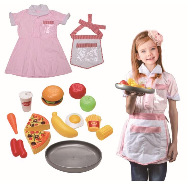 Buy Waitress Kids Costume Free Size | Yallatoys.com