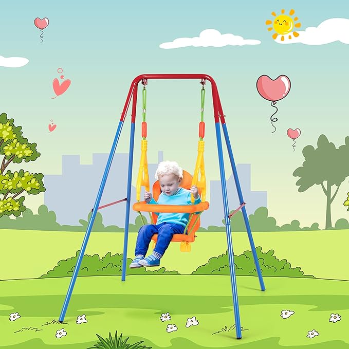 Buy KingsportToddler Swing Set Orange | Yallatoys.com