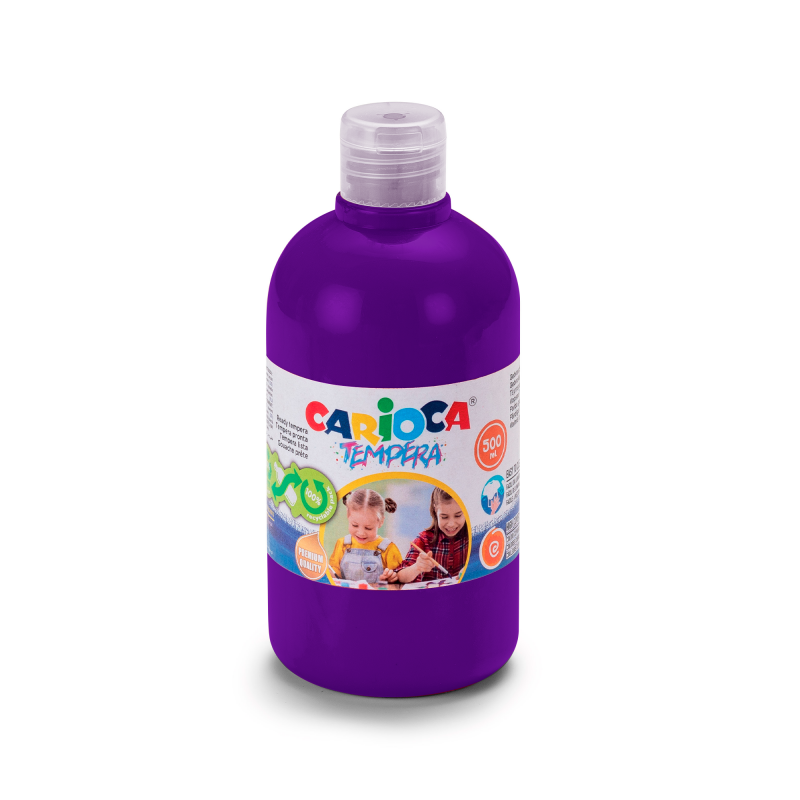 Buy Carioca Tempera Bottle Standard Color 500ml Violet | Yallatoys.com