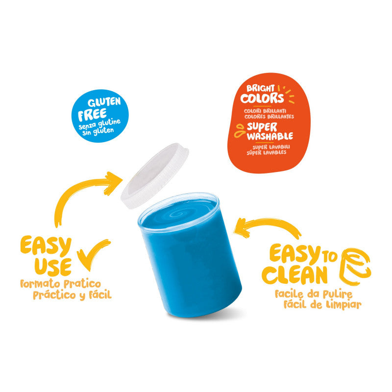 Buy Carioca Finger Paint Color Of 80ml Baby 6pcs (Sold Separately Subject To Availability) | Yallatoys.com