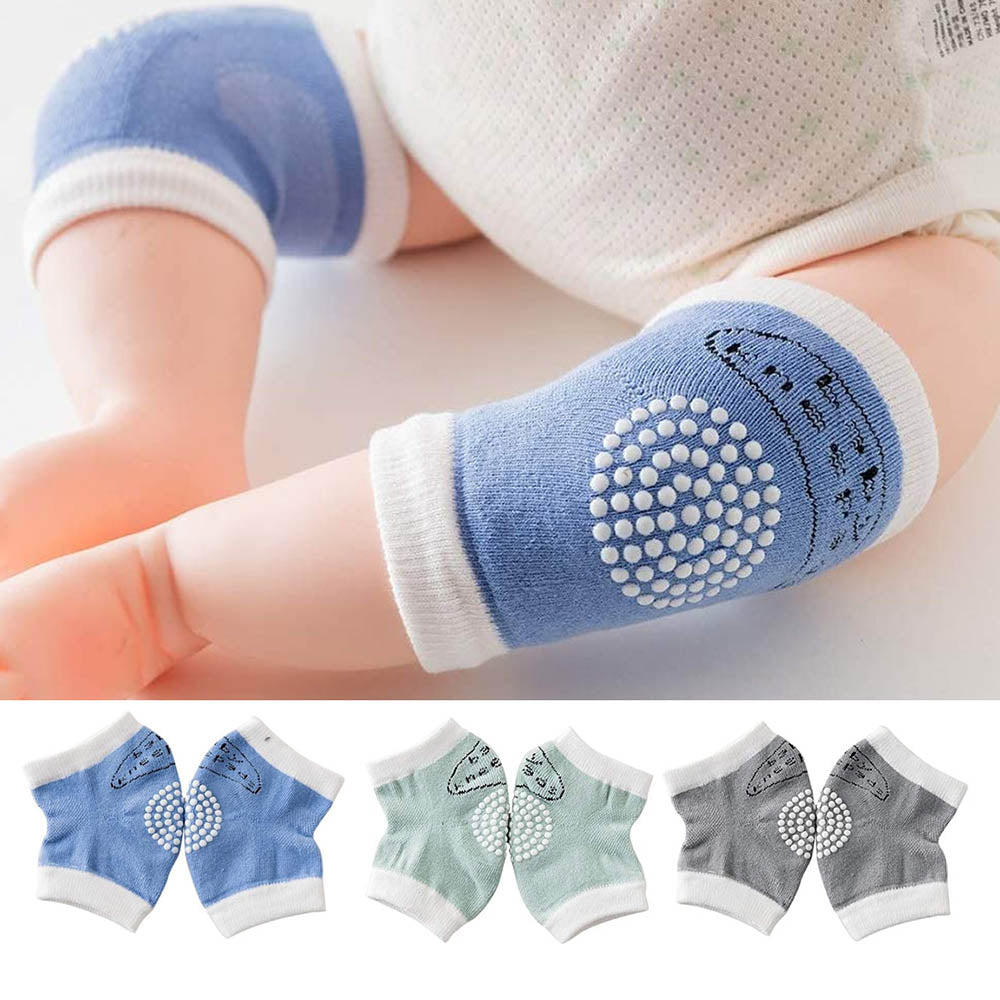 Star Babies Anti Slip Crawling Kneepads Pack Of 3 Boys Multicolour Star Babies Yallatoys