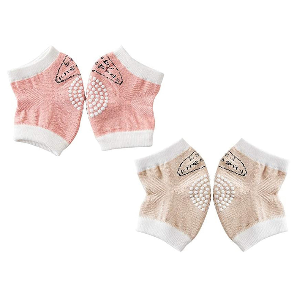 Star Babies Anti Slip Crawling Kneepads Pack Of 2 Girls Multicolour Star Babies Yallatoys