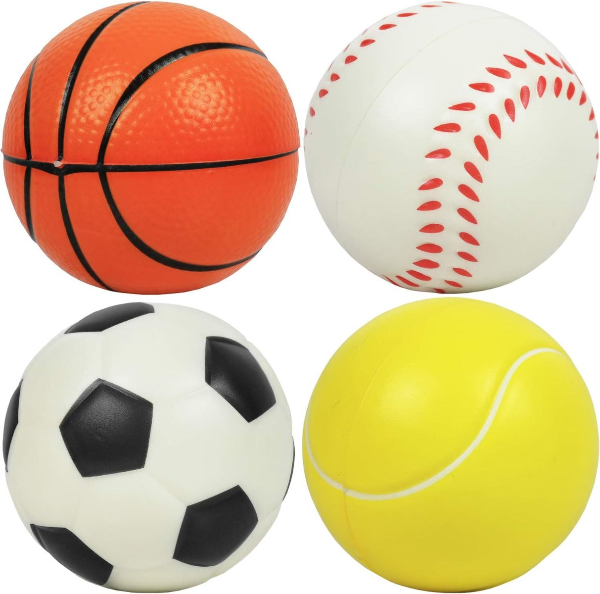 Buy Kidzpro Kiddie Play Set of 4 Soft Squishy Balls | Yallatoys.com