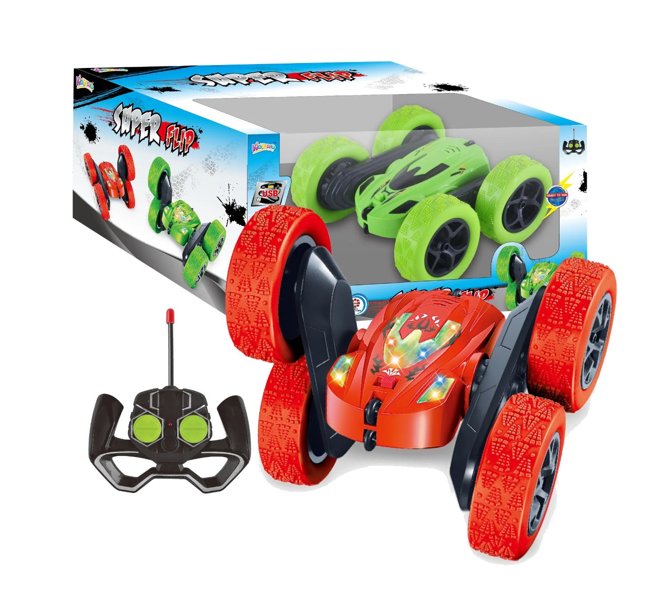 Buy Kidzpro Remote Control Super Flip 2.4G With Light (Sold Separately Subjected To Availability) | Yallatoys.com