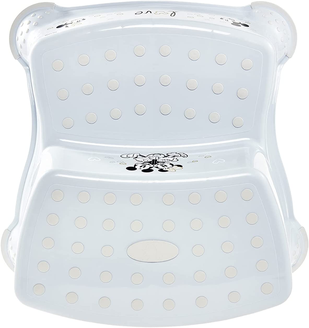 Keeeper Disney Double Step Stool With Anti Slip Function Minnie Mickey Blue Keeeper Yallatoys