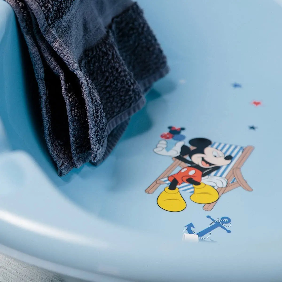 Keeeper Disney 84 Cm Baby Bath With Plug Minnie Mickey Blue Keeeper Yallatoys