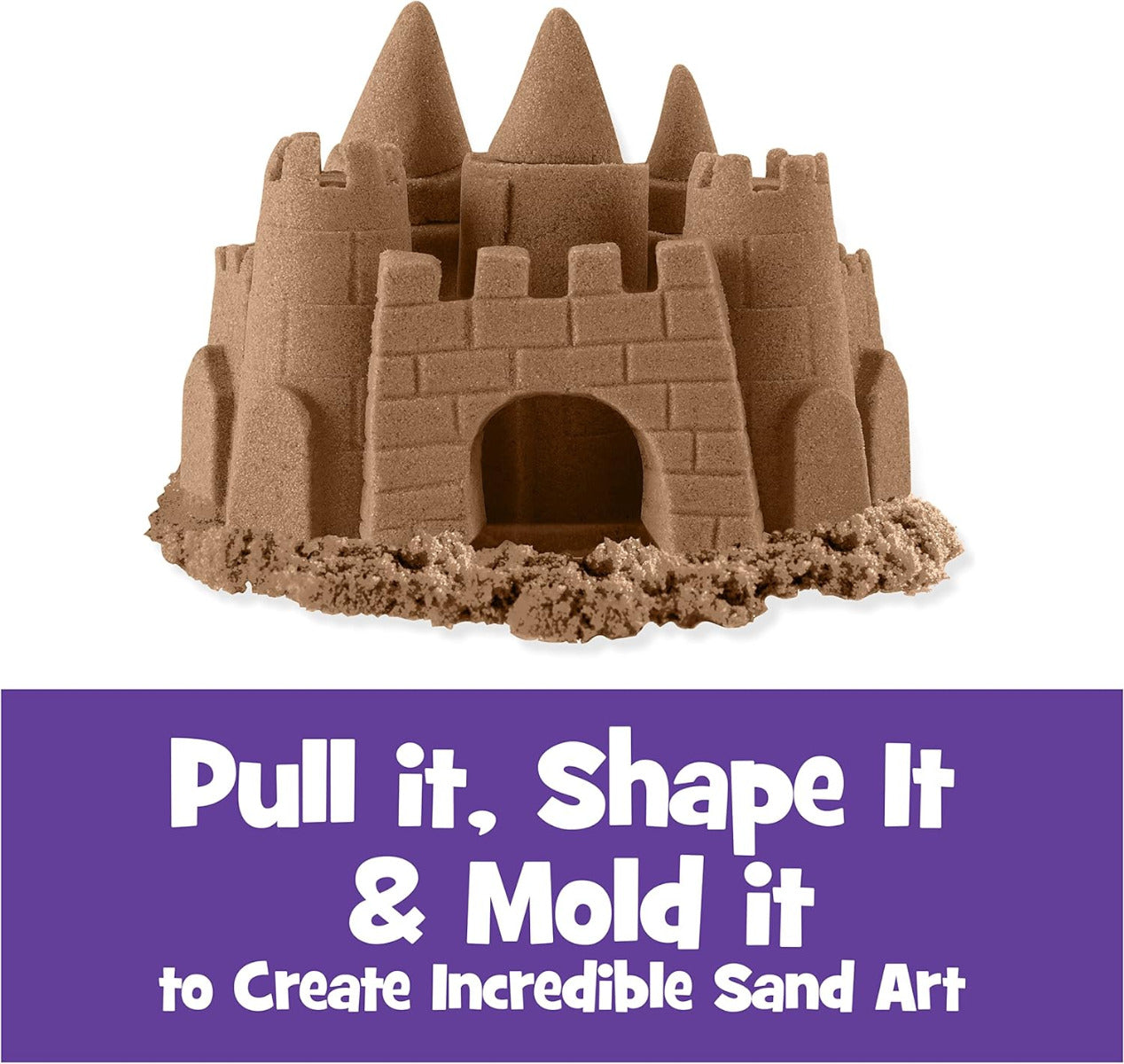 Buy Kinetic Sand Brown Play Sand 2lb | Yallatoys.com