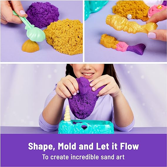 Buy Kinetic Sand Mermaid Crystal Playset | Yallatoys.com