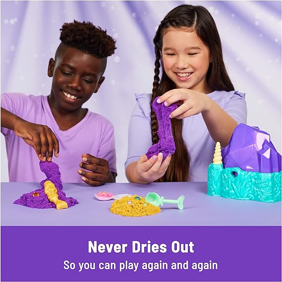 Buy Kinetic Sand Mermaid Crystal Playset | Yallatoys.com