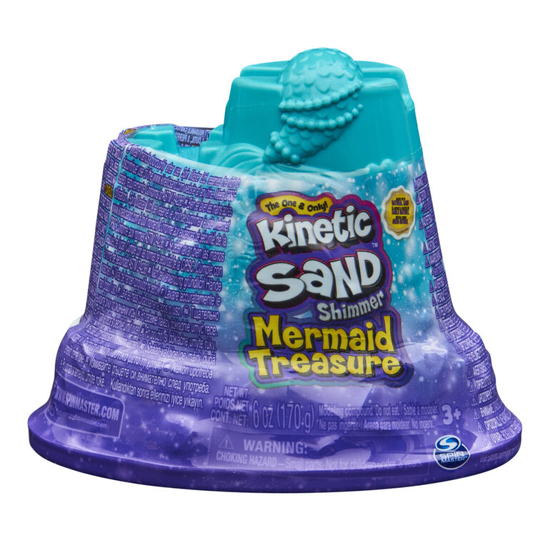 Buy Kinetic Sand Shimmer Mermaid Treasure with 6oz of Shimmer Kinetic Sand | Yallatoys.com