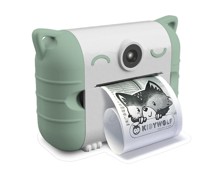 Buy Kidywolf Kidyprint Thermal Printing Camera Green | Yallatoys.com