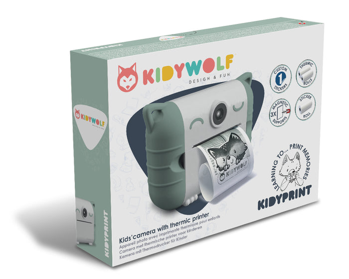 Buy Kidywolf Kidyprint Thermal Printing Camera Green | Yallatoys.com