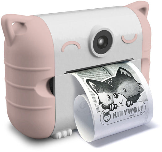 Buy Kidywolf Kidyprint Thermal Printing Camera Pink | Yallatoys.com