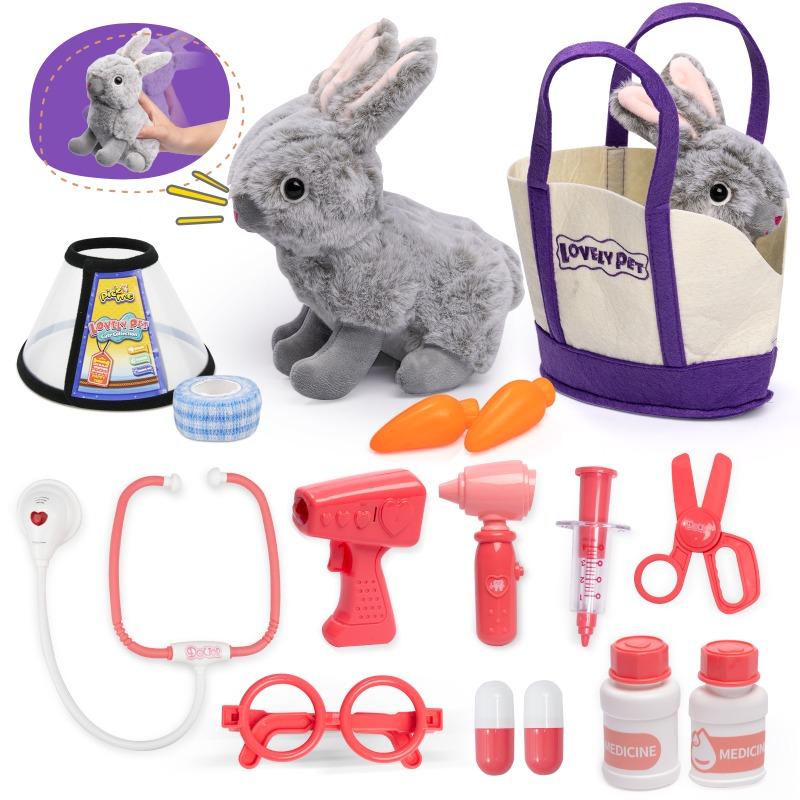 Buy Kidewan Belgian Plush Flemish Giant Examine Kit 16pcs | Yallatoys.com
