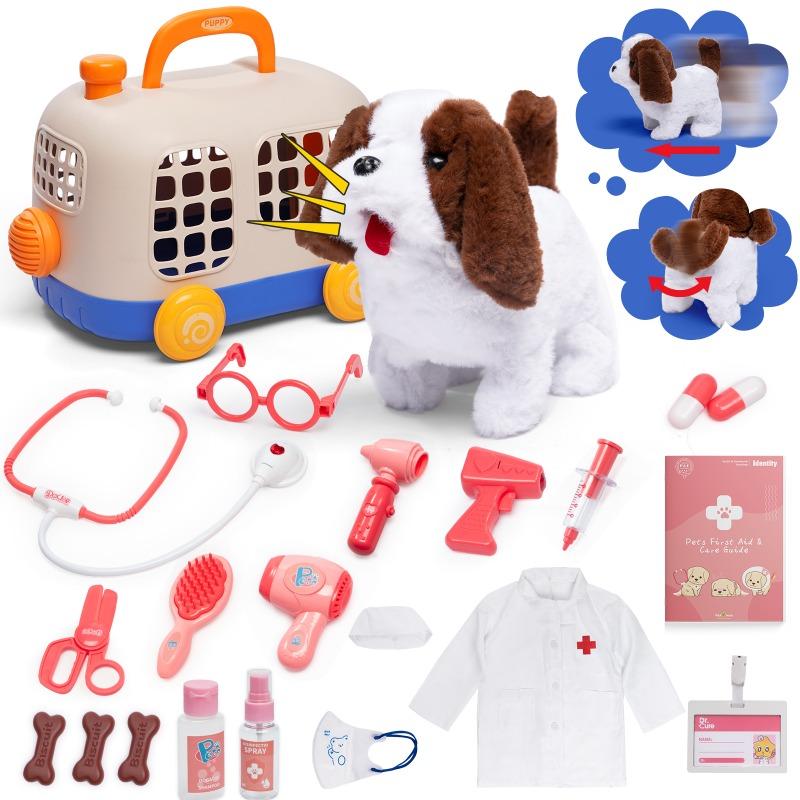 Buy Kidewan Electric Plush Saint Bernard Care Kit 22pcs | Yallatoys.com