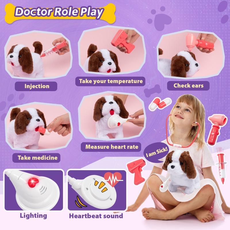 Buy Kidewan Electric Plush Saint Bernard Care Kit 22pcs | Yallatoys.com
