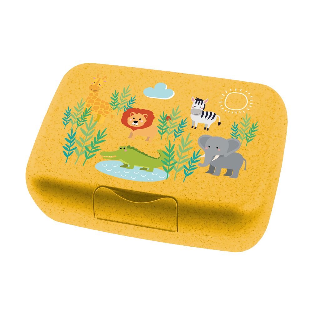 Buy Koziol Candy L Africa Lunch Box With Separation Bowl Yellow | Yallatoys.com