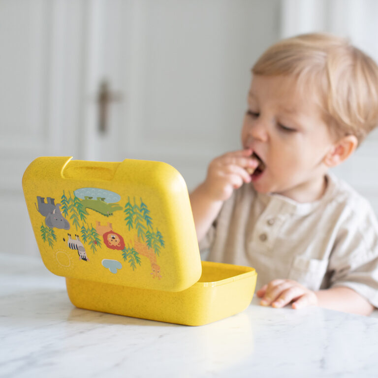 Buy Koziol Candy L Africa Lunch Box With Separation Bowl Yellow | Yallatoys.com