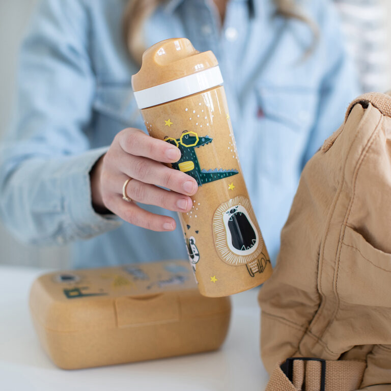 Buy Koziol Oase Zoo Water Bottle Wood 425ml | Yallatoys.com