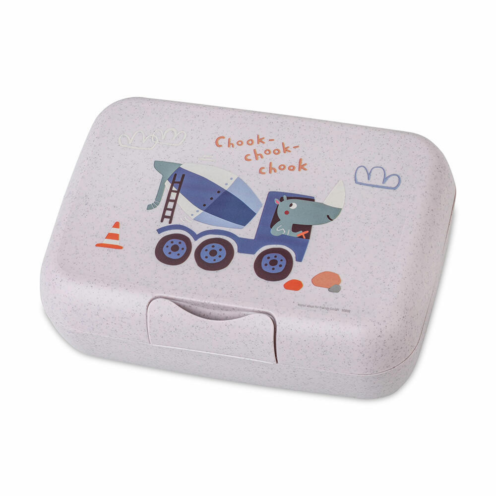 Buy Koziol Lunch Box Candy L Trucks With Separating Tray Plastic Grey | Yallatoys.com