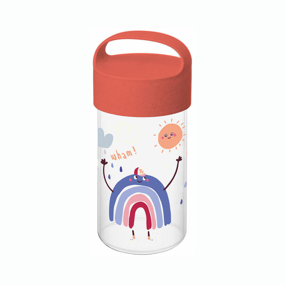 Buy Koziol Snackpot Buddy Snack Dreams Drinking Bottle Plastic Red 500ml | Yallatoys.com