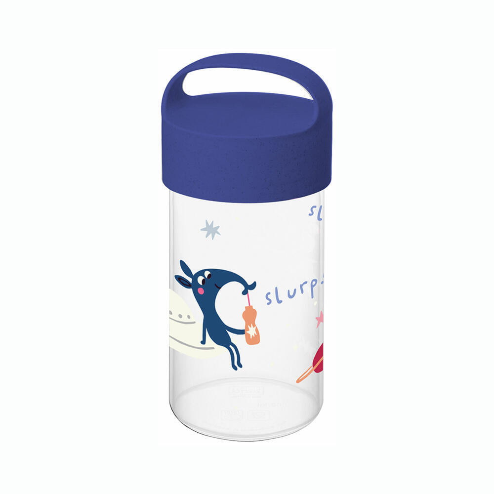 Buy Koziol Snackpot Buddy Snack Space Drinking Bottle Plastic Blue 500ml | Yallatoys.com