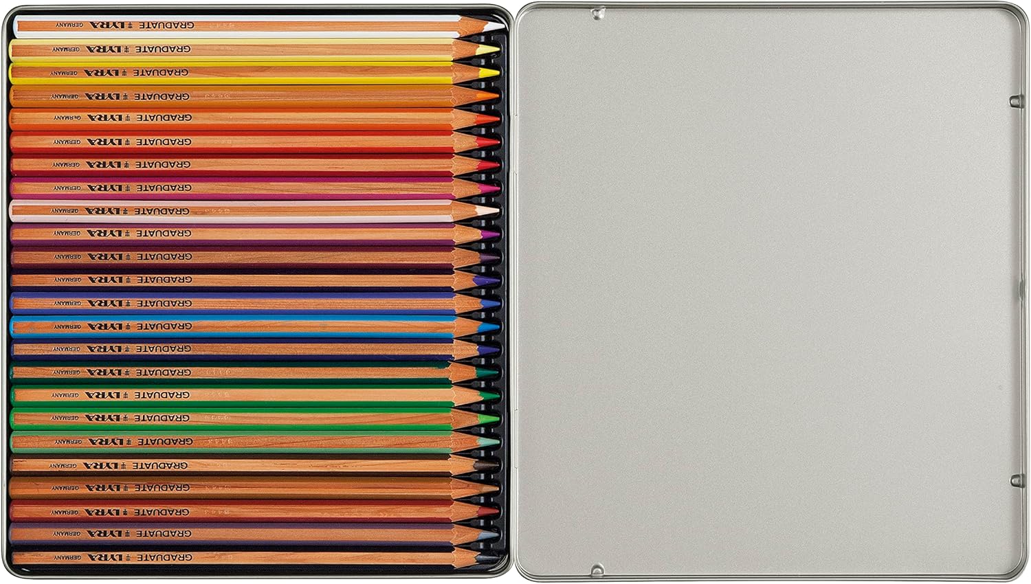 Buy Lyra Graduate Permanent Colored Pencil Tin Box Of 24 | Yallatoys.com