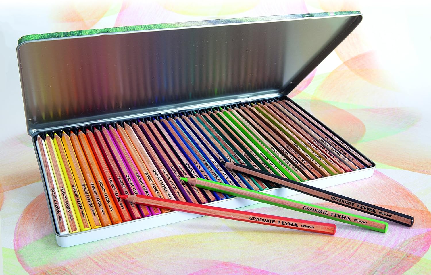 Buy Lyra Graduate Permanent Colored Pencil Tin Box Of 36 | Yallatoys.com