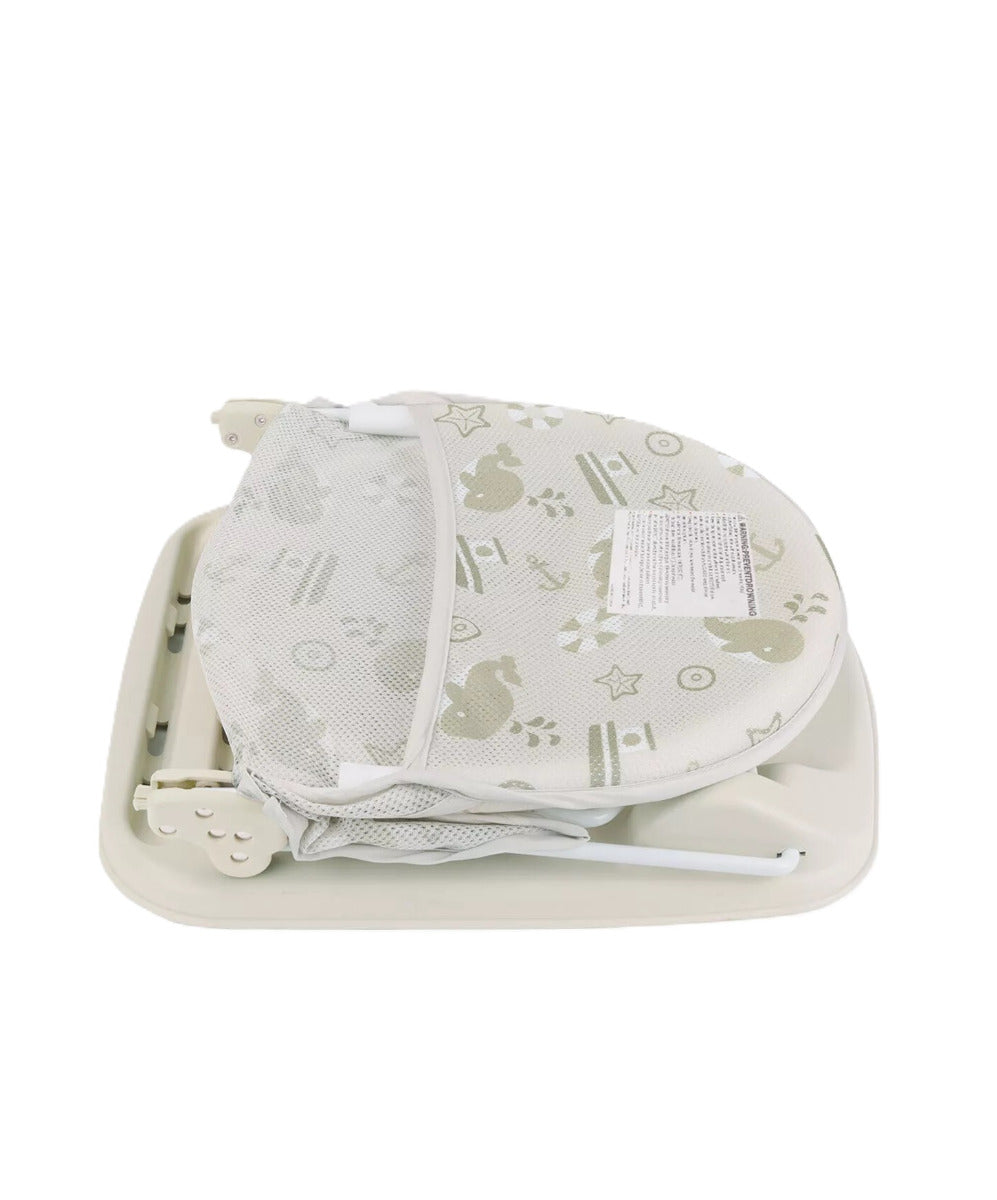 Little Angel Foldable & Adjustable Baby Bather Cream Little Angel Yallatoys