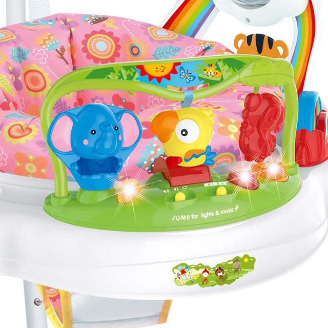 Little Angel Baby Musical Friends Jumperoo Pink Little Angel Yallatoys