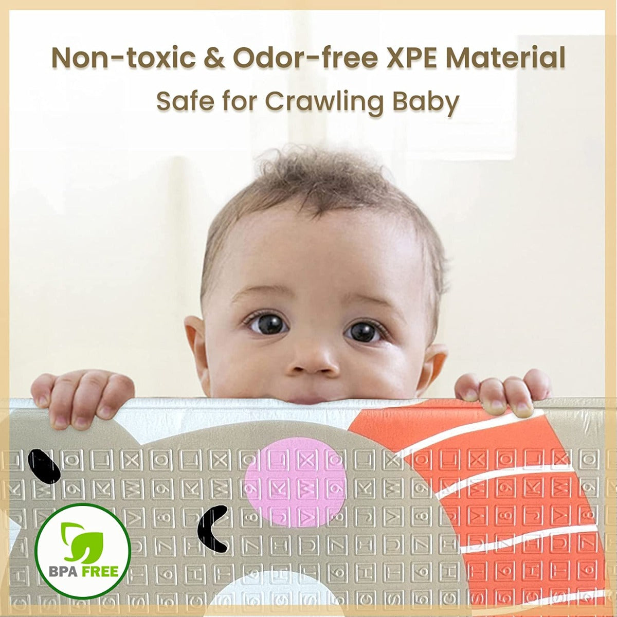 Little Angel Baby Playmat Crazy Animal Double Sided Little Angel Yallatoys
