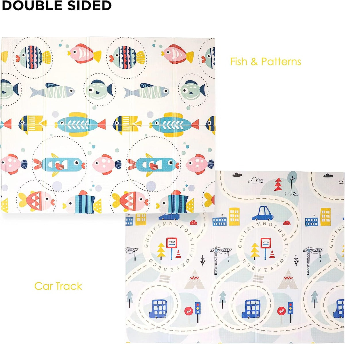 Little Angel Baby Playmat Fish Design Double Sided Little Angel Yallatoys